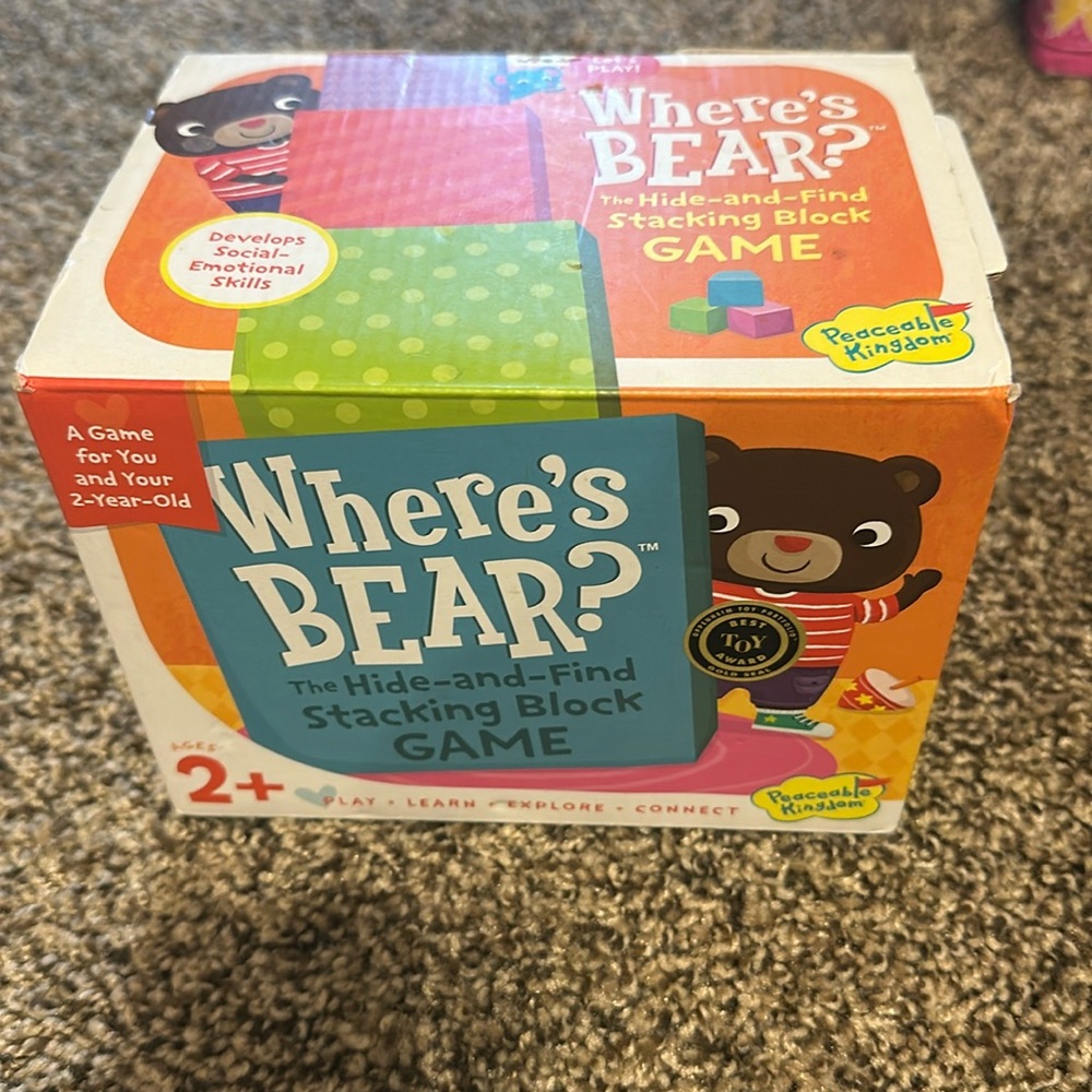 Where’s the bear learning game